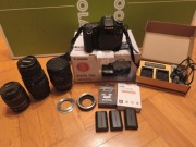 Lustrzanka Canon 70D + 3 obiektywy i dodatki