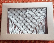 Makrama serduszko prezent