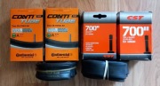 6x komplet dętek AV 28 cali 700C 32/47-622