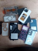 8szt różnych + 2 szybki etui do telefonów 