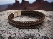 Bransoletka męska - Dark Chocolate -