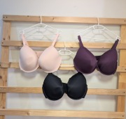 90H 40G Marks Spencer biustonosz stanik gładki czarny pudrowy róż 