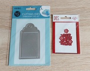 wykrojniki - tag do haftu + mały wykrojnik