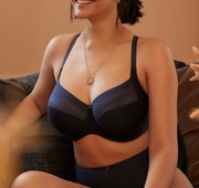 Panache Serene Midnight biustonosz full cup soft 30HH 65HH / 60L granatowy