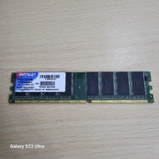 Pamięć RAM kość DDR1 1GB Patriot PC-3200 CL3 PSD1G400 400MHz Retro PSD1G400