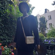 Wyjątkowa waniliowa torebka Longchamp vintage 