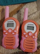 WALKIE TALKIE DLA DZIECI KRÓTKOFALÓWKA 2 SZTUKI ZASIĘG 3KM RÓŻOWE