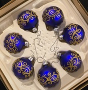 Bombki choinkowe okrągłe, lata 90 - te, retro vintage bańki