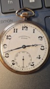 zegarek kieszonkowy CYMA chronometr złoty 14K 1920 rok