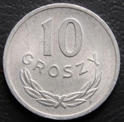 LICYTACJA MONETA 10 groszy 1973 PRL z obiegu DESTRUKT? ULTRA RZADKOŚĆ?