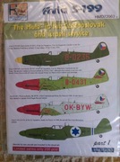 Kalkomania Avia S-199 1/72  H-MODEL DECALS