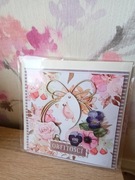 Kartka okolicznościowa, ręcznie robiona 