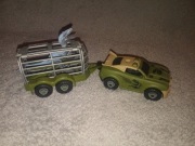 Auto z dinozaurem auto do rozkręcania transporter