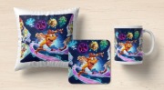 Crash Bandicoot gra prezent dla gracza zestaw Poduszka kubek podkladka 