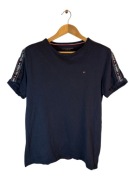 Koszulka Tommy Hilfiger granatowa z logiem l