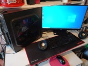 Komputer stacjonarny obudowa Zalman+ monitor - zestaw gamingowo-roboczy