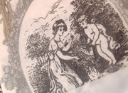 Zasłony Shabby Chic ANTOINETTE piękna grafika