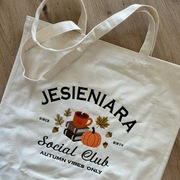 Torba bawełniana z haftem JESIENIARA ekotorba