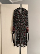 Długa koszula tunika we wzory kwiatów