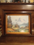 Reprodukcja- Górskie jezioro w lecie-2003 r.