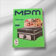 Nowa Gofrownica Waffle Maker MPM, mocna aż 1400W