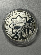 10 zł - 85 Lat Policji - 2004r. - srebro zakupione w NBP