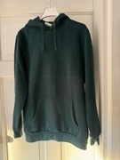 Bluza męska S C&A zielona z kieszenią z kapturem bawełna