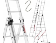 Drabina aluminiowa 3x11 HIGHER,nowa,wys 8,5 m