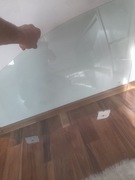 Szyba drzwi lewych przednich Ford Kuga mk2 2017r podwójna klejona