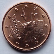 ANDORA 2025 1 CENT UNC !!!!!!!!!!