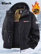 Męska ciepła kurtka sportowa z kapturem roz.XXL