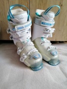 HEAD ADAPT EDGE 95 W BIAŁY NIEBIESKI - DAMSKIE BUT