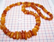 Sprzedam bursztyn bałtycki duże korale Vintage biżuteria