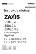 Instrukcja Obsługi Hitachi ZX 210 LC - 6, ZX 350 LC - 6, ZX 350 LCN - 6 PL