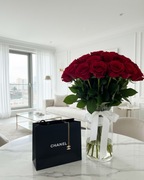 Złota zawieszka CHANEL naszyjnik - prezent na walentynki rocznicę urodziny