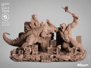 Godzilla VS Kong King Kong Diorama 90cm 1/6 Ręcznie Malowana Żywica