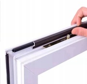 Taśma uszczelniająca do okien oraz drzwi czarna samoprzylepna 10m