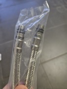 Wężyk przyłączeniowe do baterii M10 X 3/8 w oplocie 35cm X 2