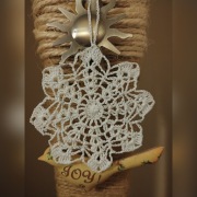 Ozdoba choinkowa - szydełko