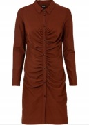 Sukienka koszulowa z marszczeniem BPC Bonprix 32/34