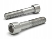 10x 912 DIN A2 M8X45 ŚRUBA AMPULOWA WALCOWA IMBUSOWA INOX NIERDZEWNA KPL