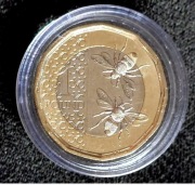 1 pound 2023 Pszczoła Funt Wielka Brytania GB UNC