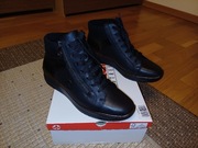 Damskie botki Rieker 48710-00 (rozmiar 40) za kostkę ze sznurowaniem