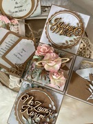 Personalizowana pamiątka ślubna handmade exploding box na ślub