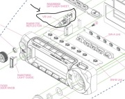VR Unit Yaesu FT-891 SN: AH065H000 P/n: CD024001 część fabryczna