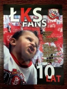 ŁKS ŁÓDŹ 10 LAT ŁKSFANS 2001-2011 KSIĄŻKA MAGAZYN