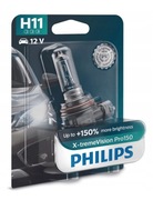 Philips 2szt.Żarówki sam. H11 12V 55W PGJ19-2 X-Treme Vision Pro150 +150%