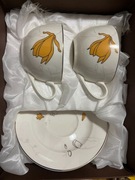 Zestaw prezentowy filiżanki (2szt.) z talerzykami (2szt.)