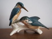 Karl ENS figurka z porcelany zimorodki. 