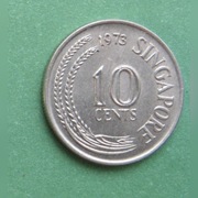 Singapur 10 centów, 3szt